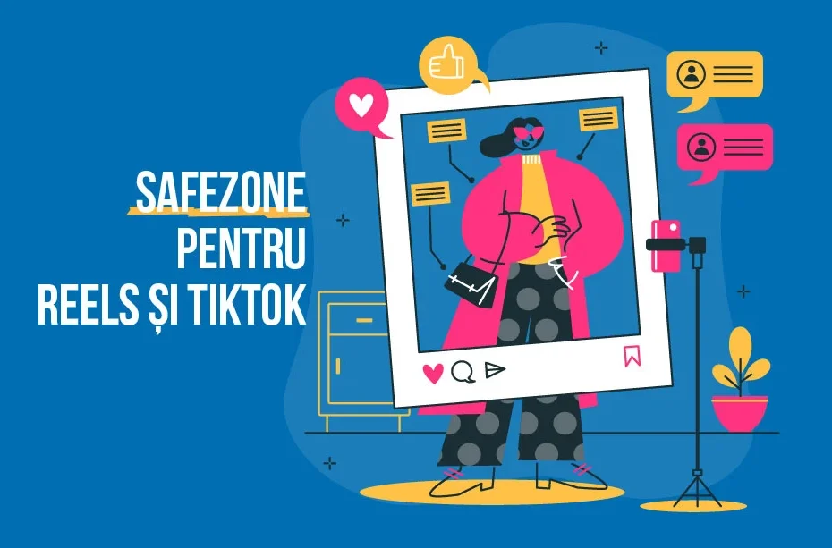 safezone pentru reel tiktok